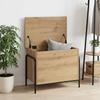 Storage Box Artisan Oak 80 x 40 x 49.5 cm Engineered Wood