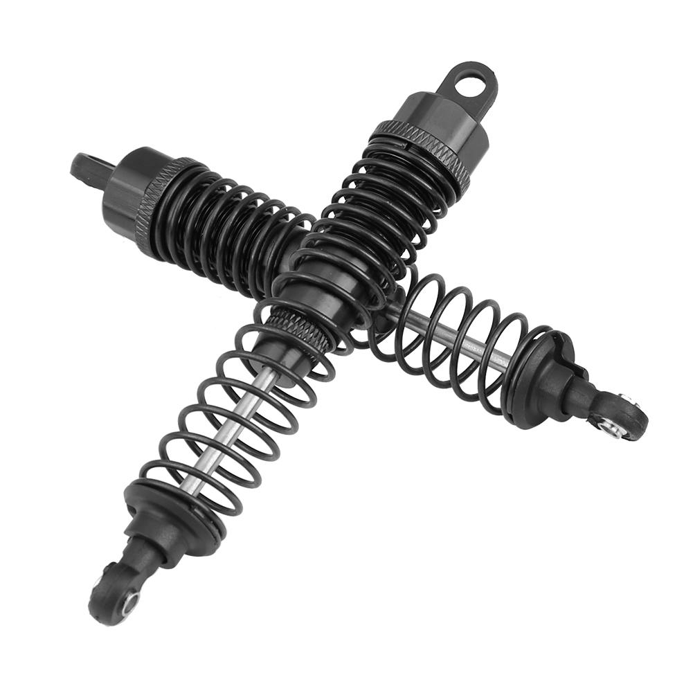 4pcs RC Car 90-108mm Aluminium for FS 53633 51805 51806 1:10 Truck (Black)