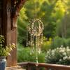 Stylish Home Accents Crystal Suncatcher Hanging, Ball Prism Rainbow Maker Pendant Hanging Ornament for Garden Patio Backyard Car Indoor Outdoor Decor