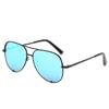 Popular toad glasses sunglasses for women, European and American trend metal double beam men's and women's driving sunglasses, street photography i