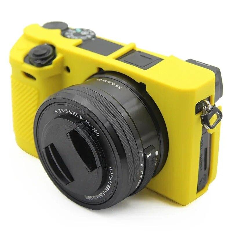 Чехол для Sony Alpha A5100 A5000 A6000 A6100 A6300 A6400, мягкий силиконовый резиновый чехол для камеры, сумка для защиты кожи, защитный корпус