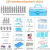 236Pcs Cake Decorating Tools with Storage Case Piping Bags and Tips Set Cake Decorating Supplies Kit with Frosting Tips For Kids