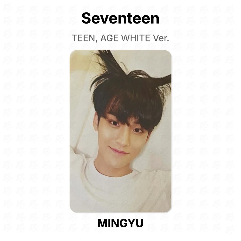Seventeen ПОДРОСТОК, ВОЗРАСТ БЕЛЫЙ Вариант. Официальная фотокарта