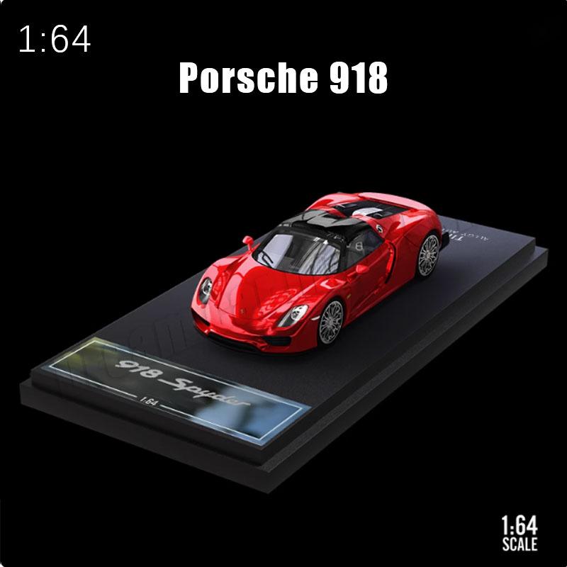 1:64 Porsche 918 Alloy Car Model Collectible Boutique Model Holiday Gift