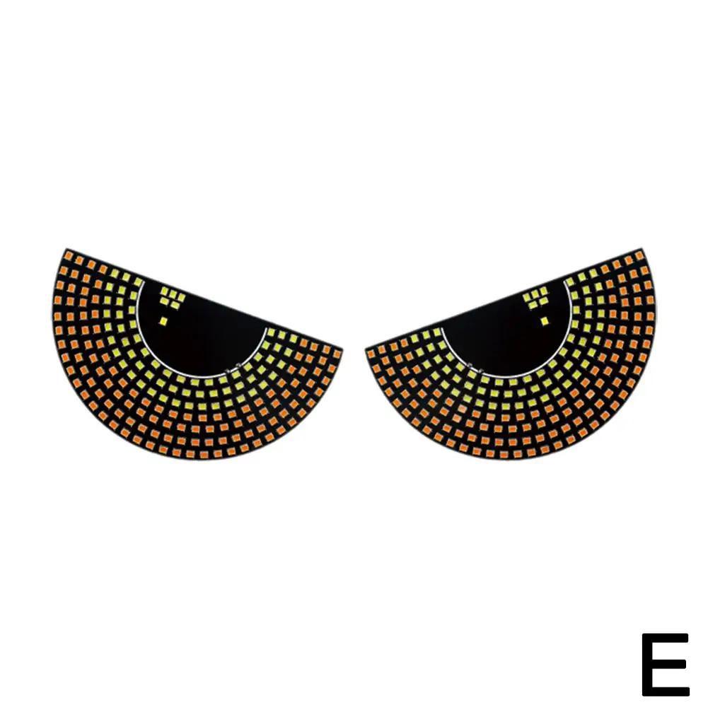 Car Windshield Glow Flexible LED Panel Devil Eyes Light LED Signal Lights Flashing LED Decoration Light For Car Windshield F6V0