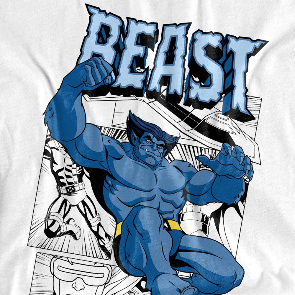 Marvel Unisex Adult X-Men Beast Comic T-Shirt