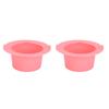 2pcs Silicone Wax Warmer Liner Bowl Professional Home Salon Safe Wax Warmer Replacement Pot 400ML