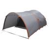 Tunnel Tent with Grey and Orange Roof 370 x 275 x 210 cm