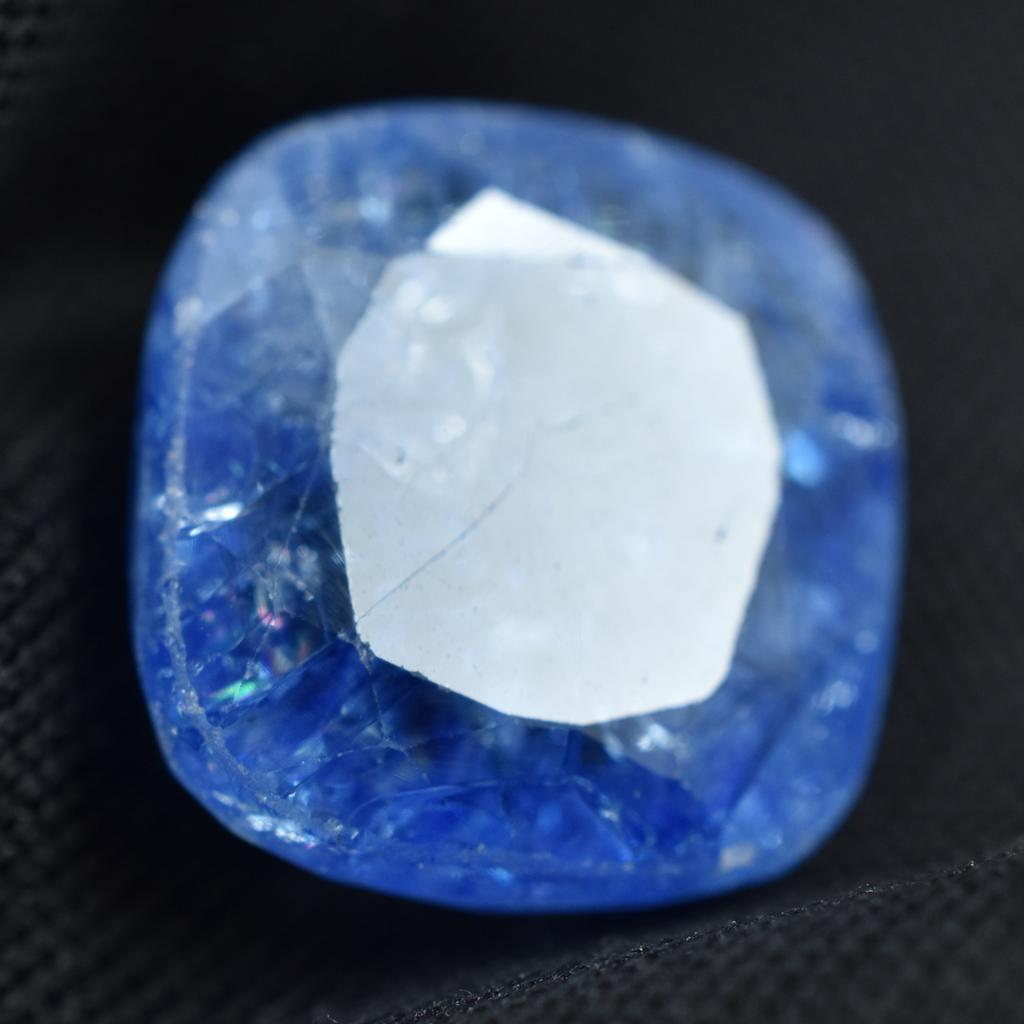 8.45 Carat Square Cushion Shape Natural Blue Sapphire Loose Gemstone