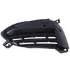 Front Left Black ABS Fog Light Grille Cover for Bao Bumper