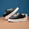 Men's shoes spring and summer new trend versatile fashion casual board shoes men's Korean version thick-soled low-top lace-up white shoes tide