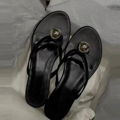 Премиальная версия из овчины~ Шлепанцы-вьетнамки на плоской подошве для летней носки, для пляжного отдыха, крутые тапочки