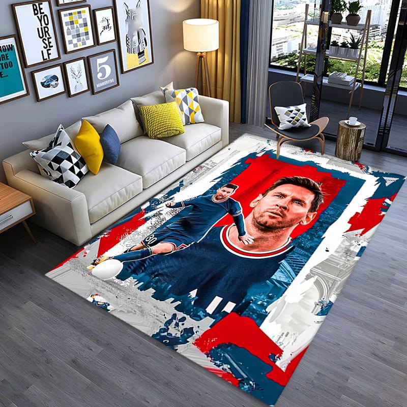 Goal Messi: Triumph Pink carpet Doormat printing Protective pad Art Bathroom mat