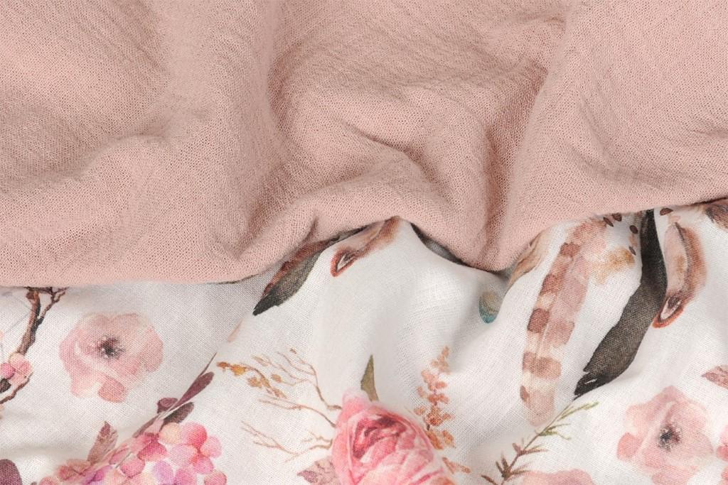 Muslin design bath towel, size 85x85