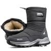 Big Size 40-46 Winter Thick Wool Warm Men'S Snow Boots Chunky High Top Waterproof Non-Slip Outdoor Hiking Sports Cotton Shoes