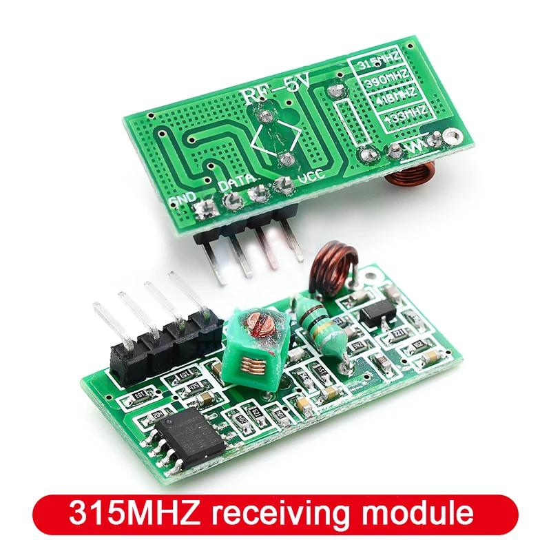 1/2/5 шт. 315 МГц 433 МГц RF Модуль Передатчика и Приемника для Arduino/ARM/MCU WL Diy 315 МГЦ/433 МГЦ Беспроводной
