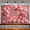 2D plane luxurious heart-shaped birthday party backdrop, dark background with golden spots.zyc