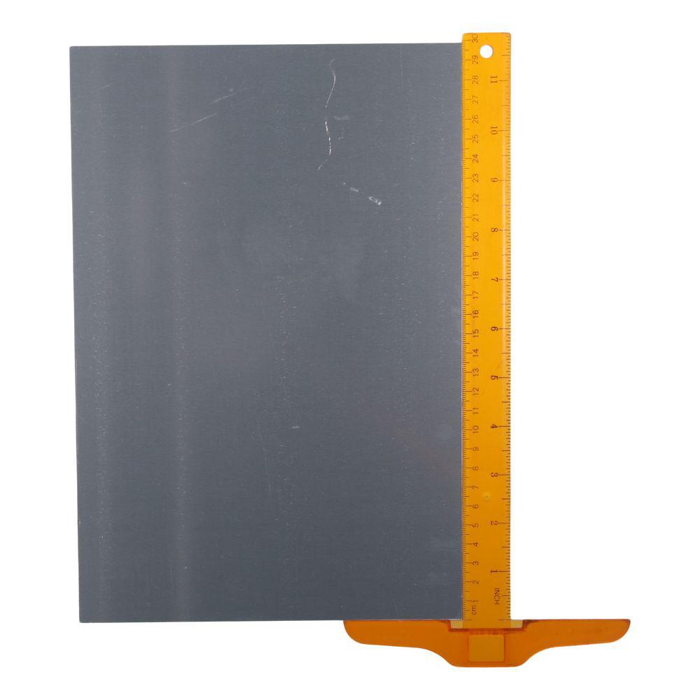 1Pc 300 X 200mm Rectangle Aluminum Plate Silver Tone Machinery Parts Industry Welding Crafting