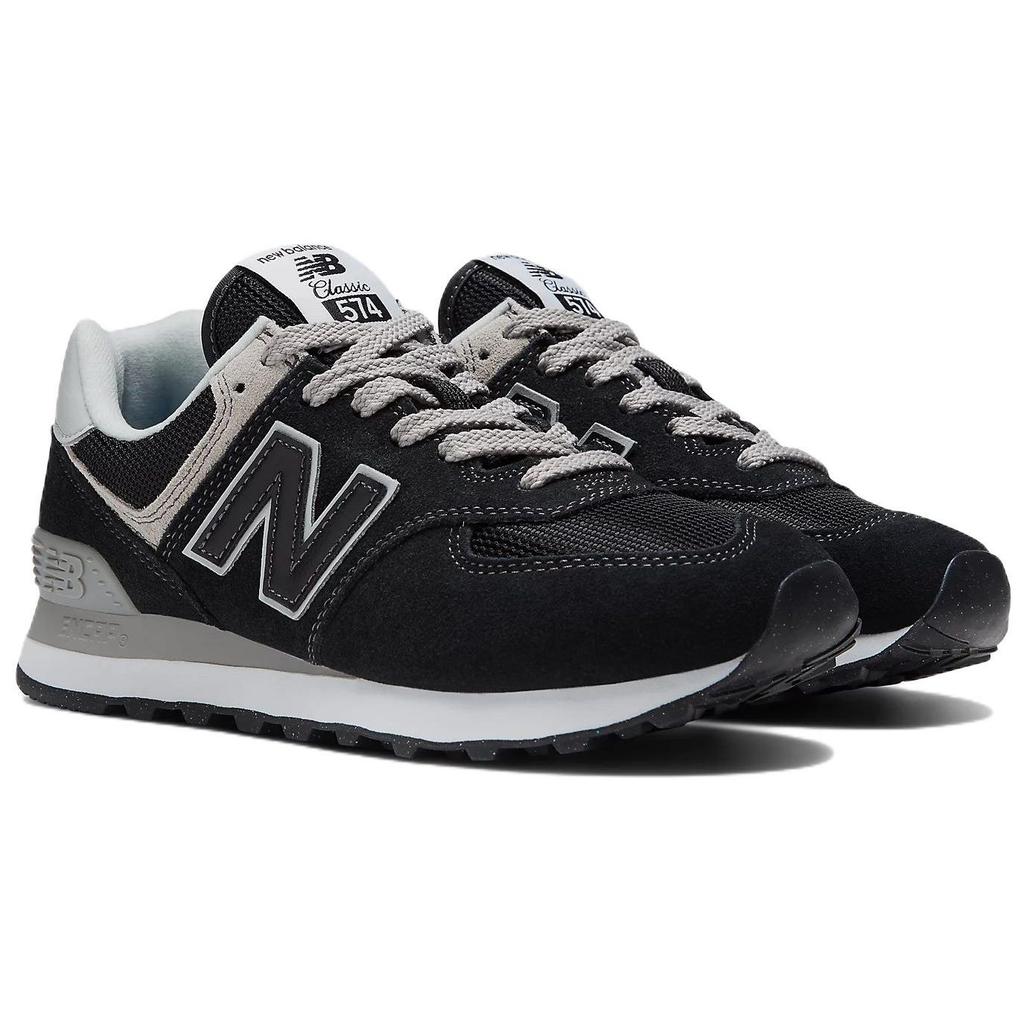 New Balance 574 Core Pack - Черно-белые женские кроссовки WL574EVB
