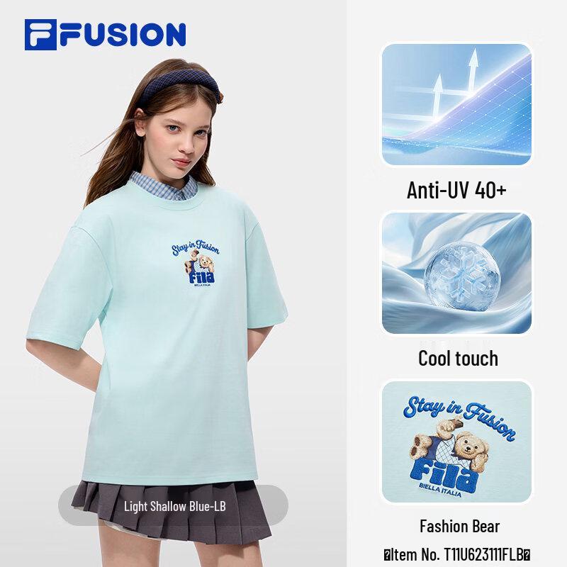 Fila FUSION 2026 Летняя охлаждающая вязаная футболка унисекс