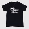 Мужская футболка 'Milf Hunter' - Круглый вырез - Подарок - Оскорбительная унисекс футболка