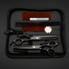 Stainless Steel Haircut Scissors Can Be Used As A Special Black Tooth Scissor Flat Scissor Set For Hairdressing.