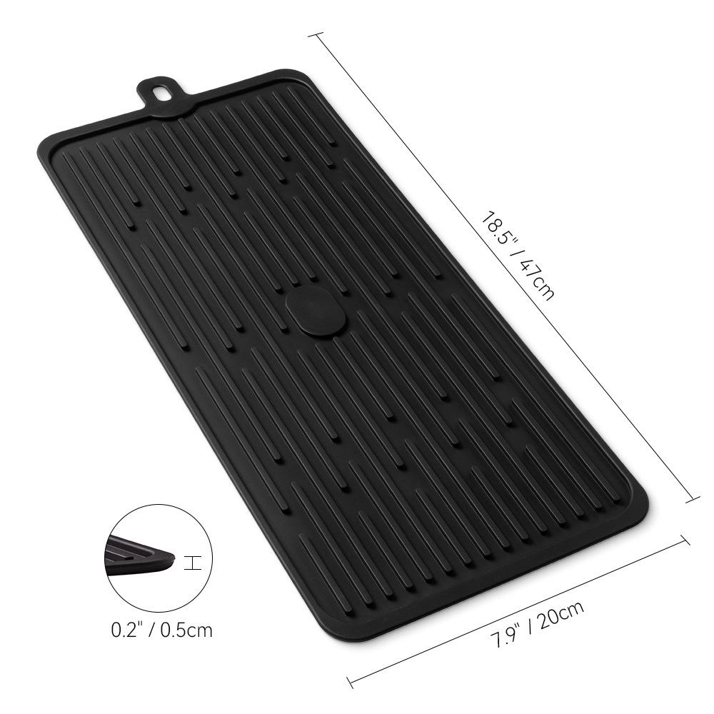 Силиконовый термостойкий противоскользящий коврик на кухонную столешницу