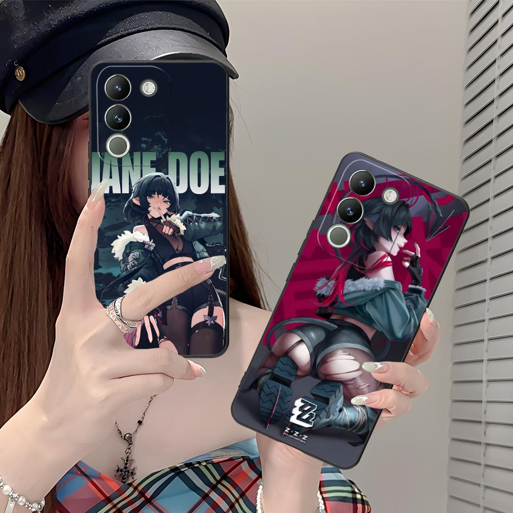 Чехол для телефона ZZZ Jane Doe для VIVO Y77 76 75 74 73 72 58 56 55 51 50 38 36 Y19 Y18 Y03 Y01 5G Мягкий ударопрочный чехол из ТПУ