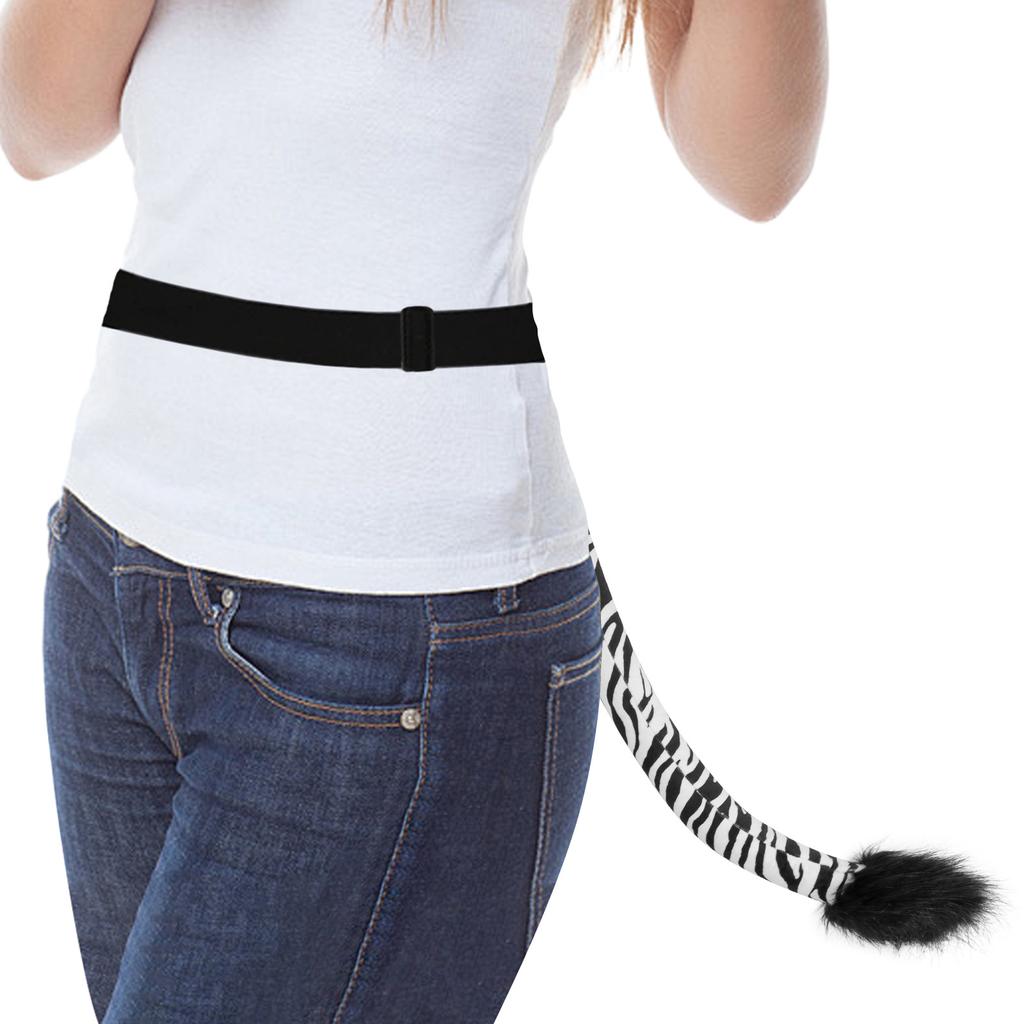 Halloween masquerade animal party lion zebra tiger giraffe tail cos animal tail props
