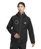 Adidas Стандартный крой Флисовая толстовка с капюшоном для тренировок Стандарт.1 Трехслойная на молнии KWY05-JH1031 (Черный/S/Мужской)