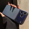 Тканевый Чехол из Кожи Цвета Tech для iPhone Air 17 16 15 14 13 12 11 Pro Max Матовый Ударопрочный Чехол с Защитой Камеры