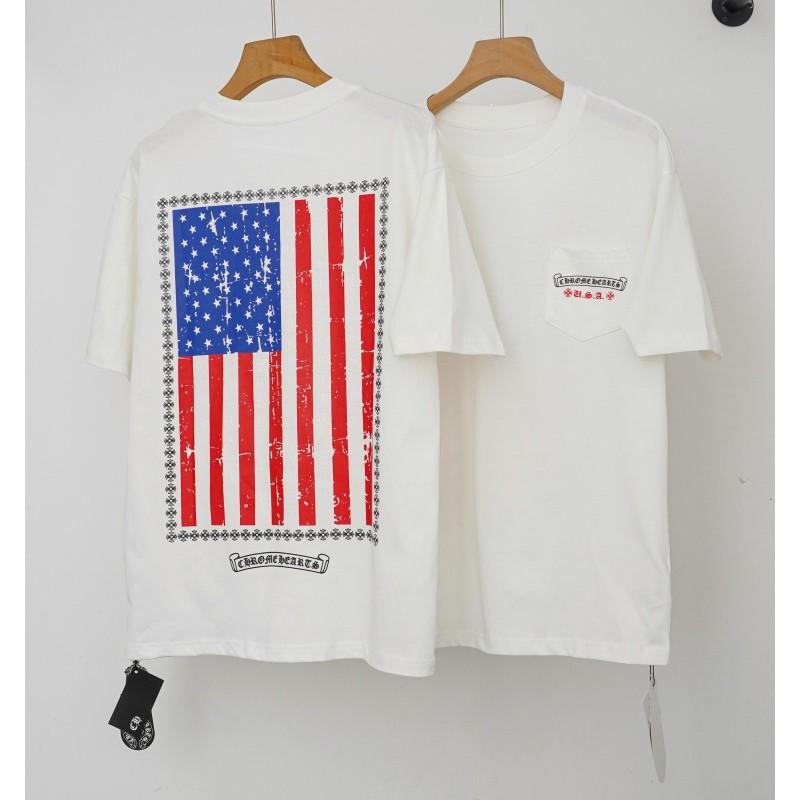 Unisex Cotton T-Shirt With Embroidered Cross Sanskrit Print Loose Fit Short Sleeve Tee