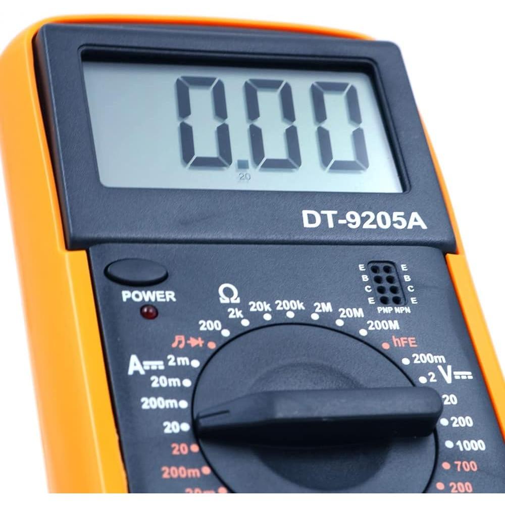 Вольтметр переменного/постоянного тока Мультиметр Диодный транзистор Звуковые инструменты для измерения непрерывности Вольт-Омметр Цифровой амперметр Омметр Электрики с подсветкой ЖК-дисплея