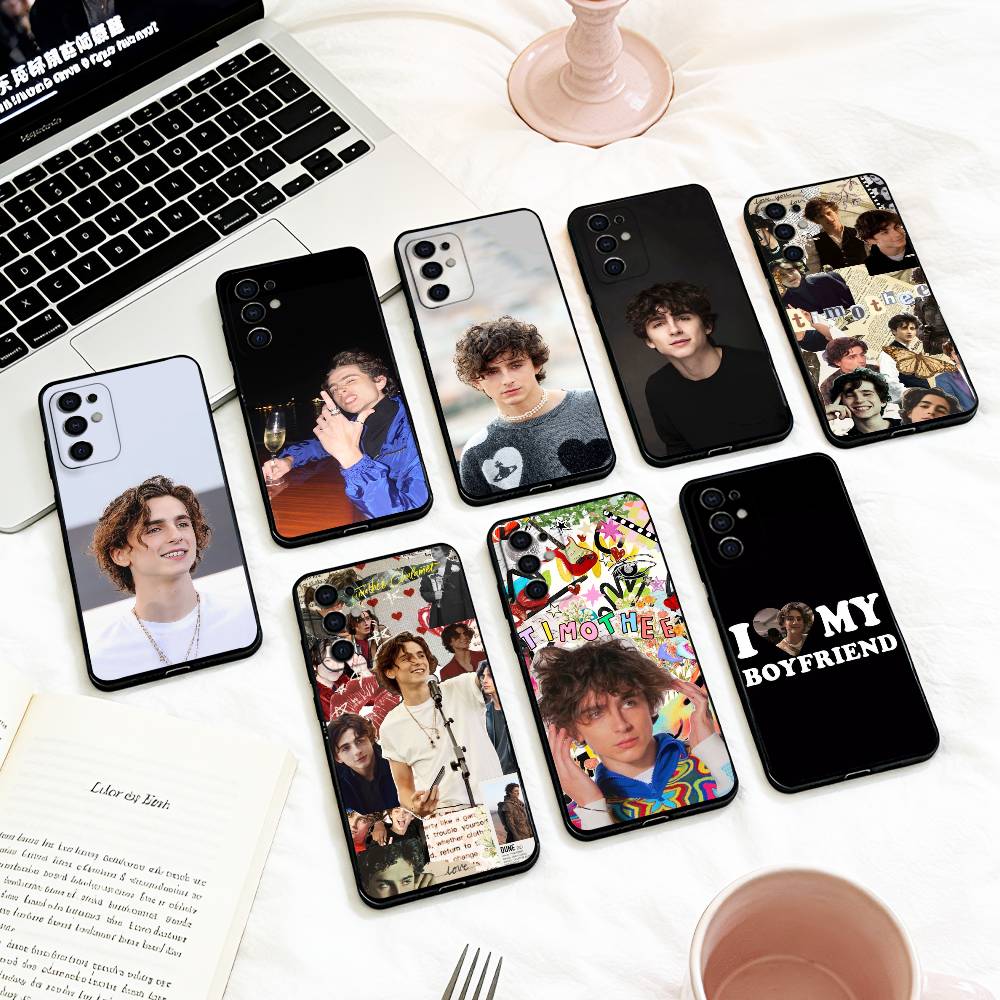 T-Timothée Chalamet COOL Phone Case For Samsung S 25,24,23,22,30,21,10,9,Ultra,Plus,Lite,FE,4,5 G Soft Black Case