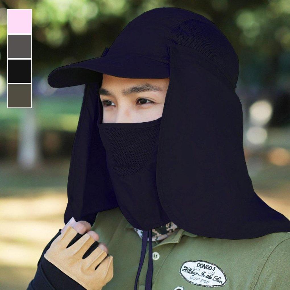 Daily Unisex Full Face Sun Protection Transformable Sun Cap