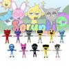 Plush Sprunki Toy Cartoon Gaming Peripherals Holiday Gift Dolls Children Boys