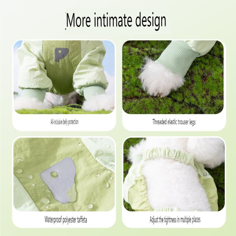 Эластичная одежда для собак, грязеотталкивающая для прогулок, и одежда против линьки