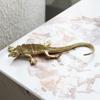 Modern Creative Brass Golden Lizard Ornaments Model Room Hotel Villa Living Room Office Light Luxury Soft Decorations