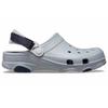 Crocs PU Terlin Нескользящие Дышащие Сабо Унисекс Обувь Серый 206340-007