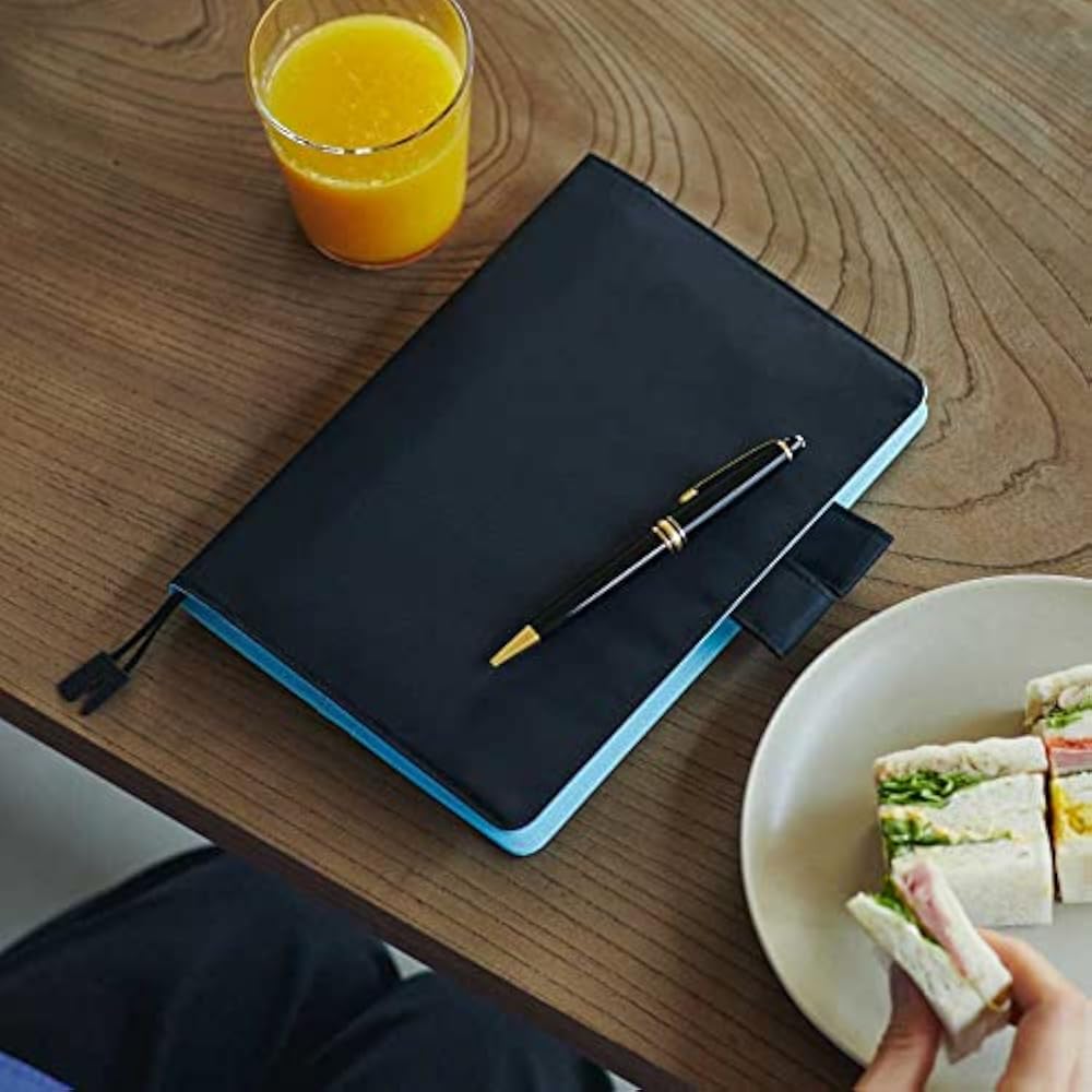 Блокнот Hobonichi Cousin (A5) Цвета Обложек для Ноутбуков/Черный x Прозрачно-Синий