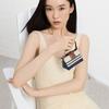 Charles & Keith Mini Summer Canvas Series Navy Striped Chain Bag Women Shoulder Bag Multicolor CK6-30770642-A