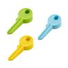 Novelty Stopper Silicone Rubber Key Decor Door Stop Wedge for Baby Protection
