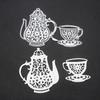 Teapot Teacup Metal Cutting Dies for DIY Scrapbook Cutting Die Paper Cards Embossed Decorative Craft Die Cut