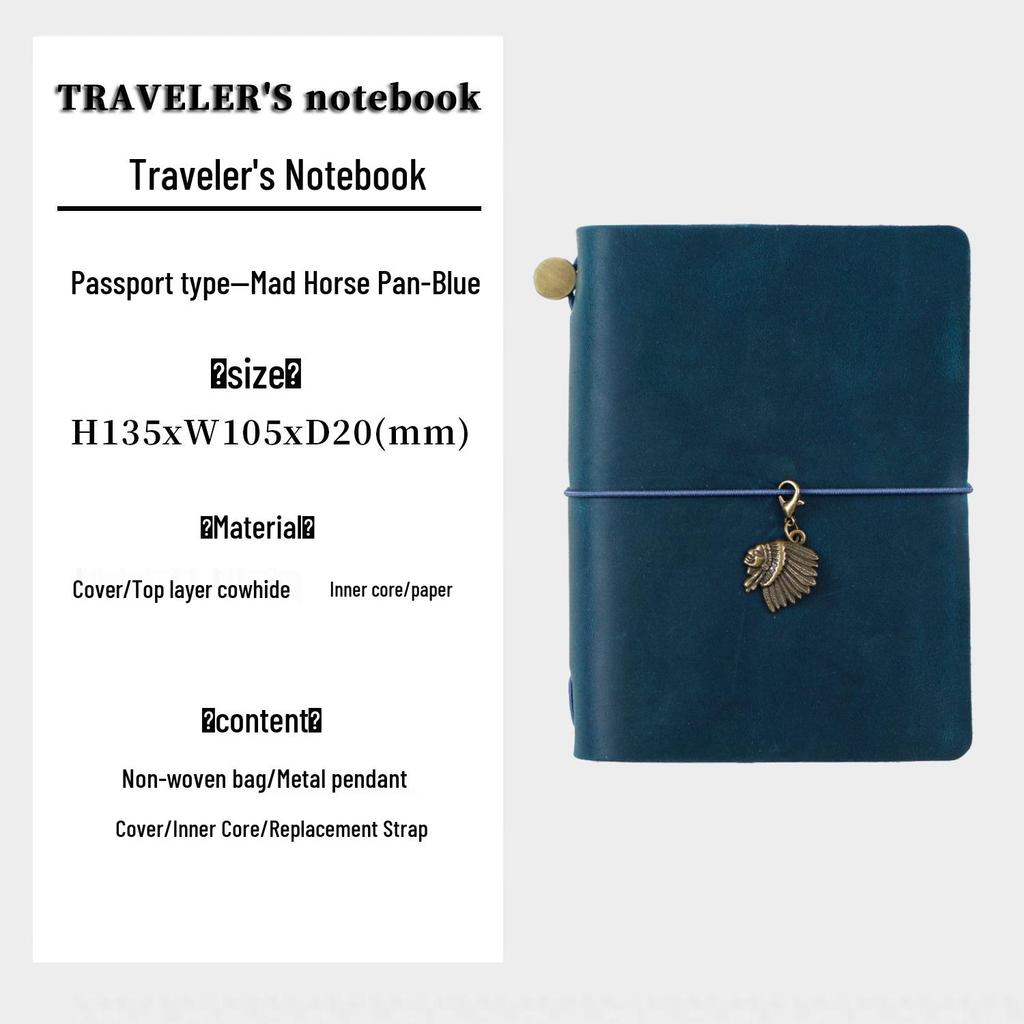 Дневник путешествий по Теннесси: Блокнот ручной работы из винтажной коровьей кожи