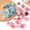 24Pcs Artificial Flowers Heads Silk Fake Flowers for Home Room Decor Wedding Decoration Bride DIY Wreath Craft Gifts Accessories