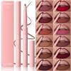 12 Colors Matte Lipliner Pencil Red Contour Tint Lipstick Waterproof Long Lasting Non-stick Cup Moisturising Lips Makeup