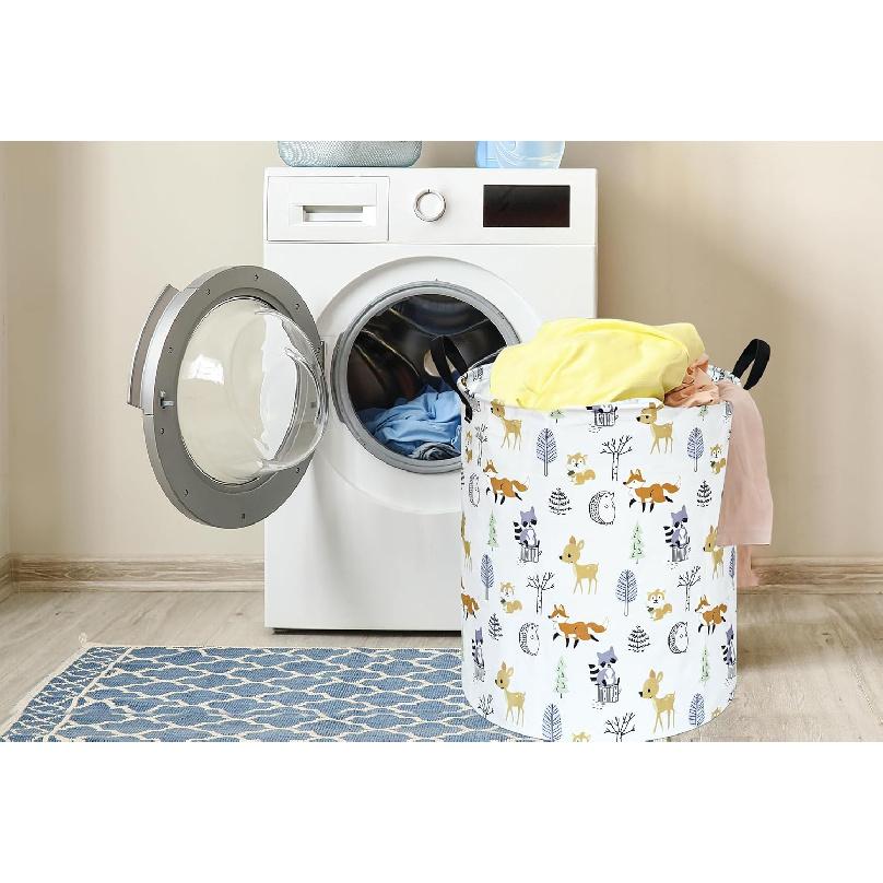 Round Laundry Basket Storage B Nursery Hamper Gift Baskets for Home,Office,Home Decor