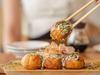 Ishigaki чугунный литой Takoyaki 12 отверстий деревянная ручка 4456