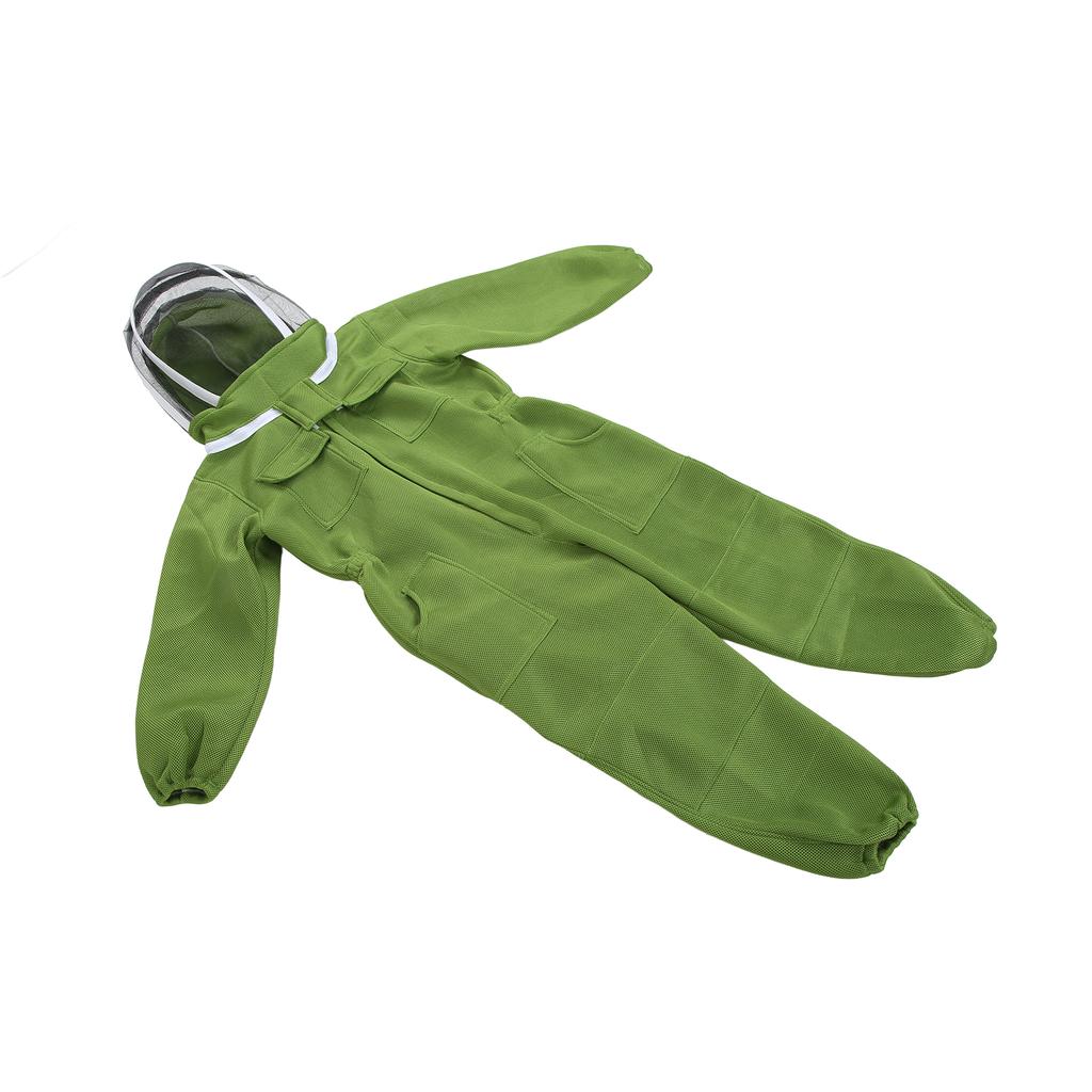 Beekeeping Suit Professional Breathable Full Body Beekeeper Suit with Round Veil Hat