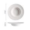 Chefwanyao Ceramic Straw Hat Deep Plate